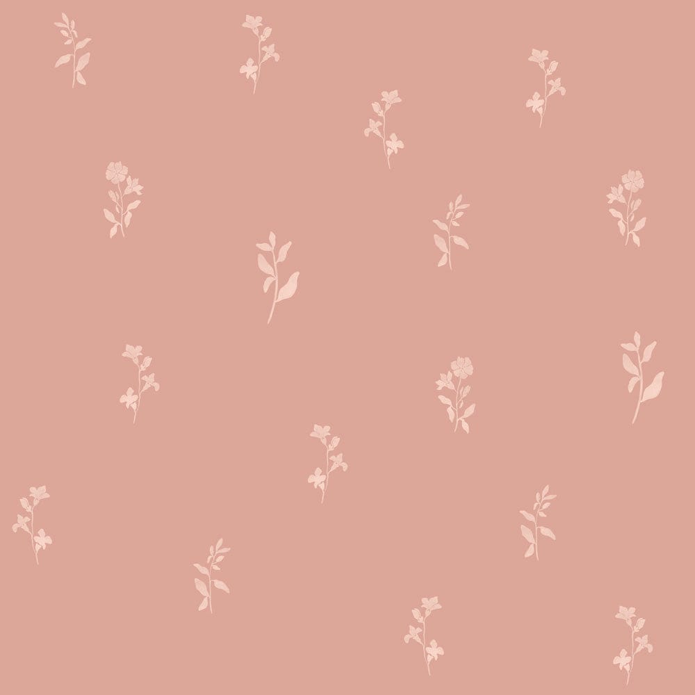 Dekornik - Wallpaper - Pink Subtle Twigs