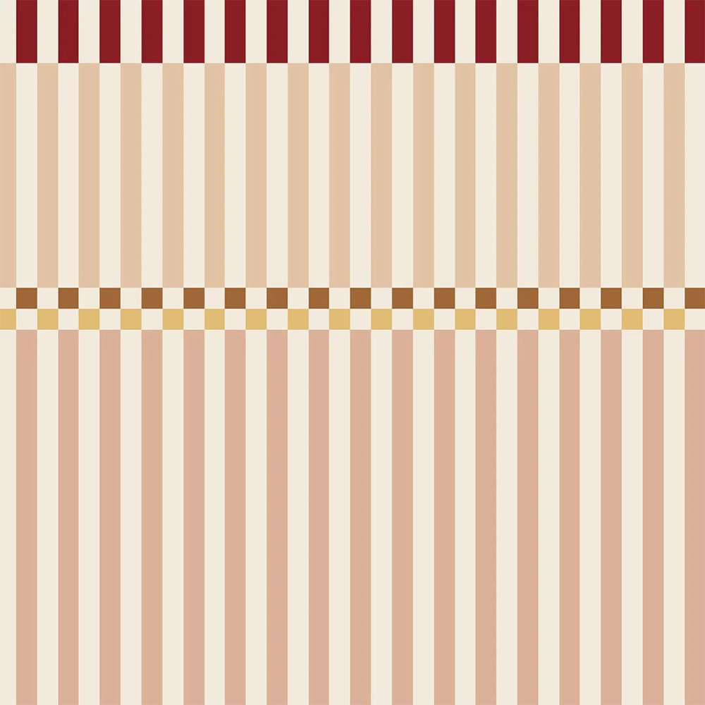 Dekornik - Wallpaper - Stripes Happy Cherry Pink