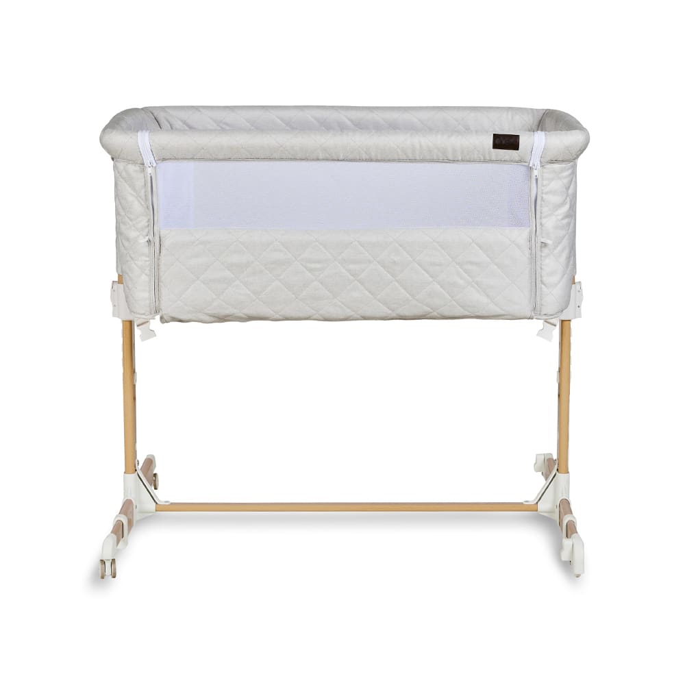 Quax - Side-by-Side Crib - Natural - Clay