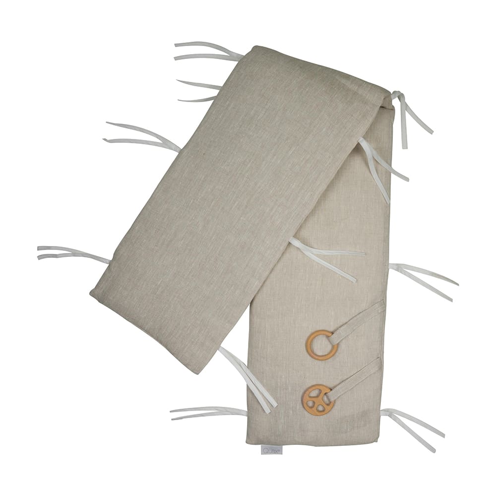 Quax - Activity Playpen Bumper - Natural Linen