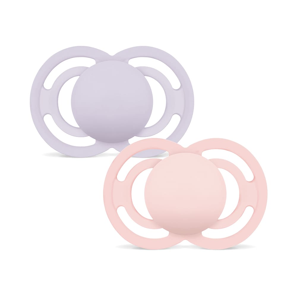 MAM - Pacifier - Perfect 6-16m plain pink - 2 pcs