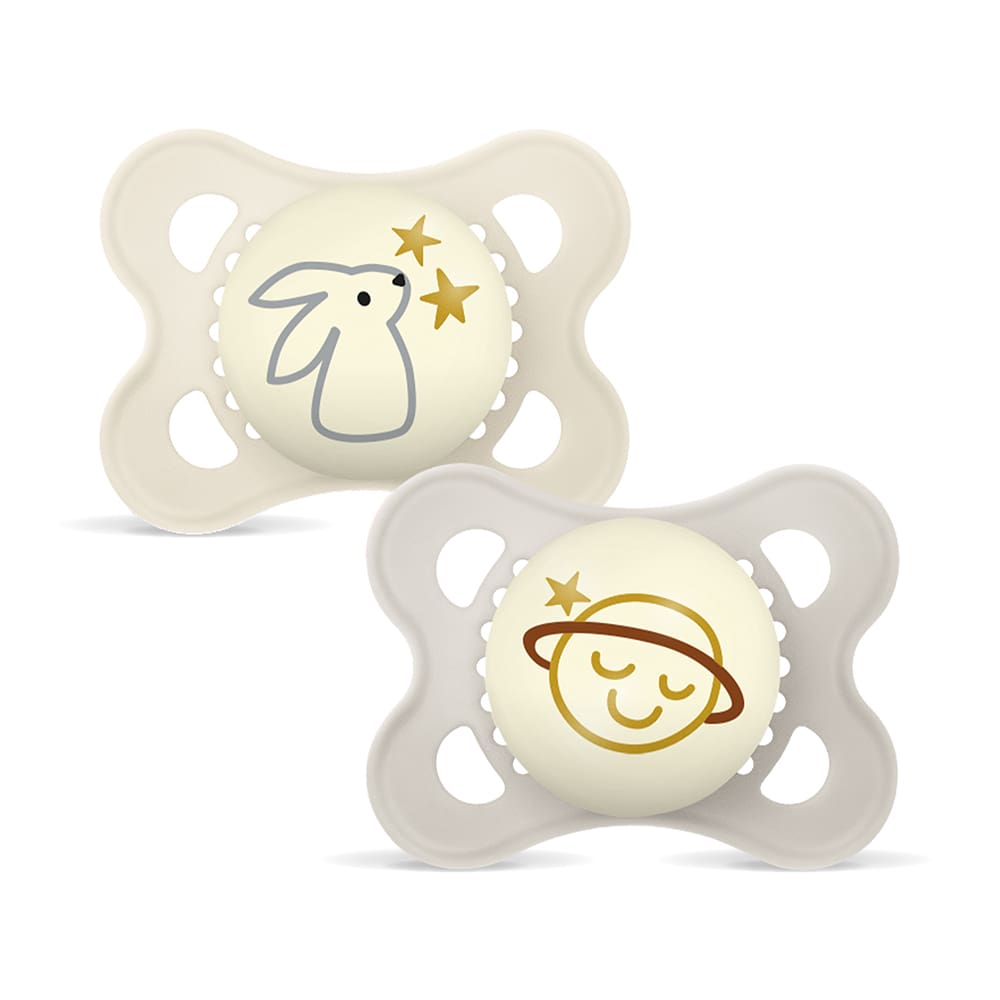 MAM - Pacifier - Original Night 0-6m neutral - 2 pcs