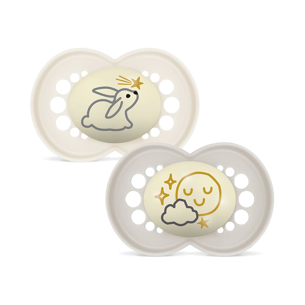 MAM - Pacifier - Original Night 16+ neutral - 2 pcs