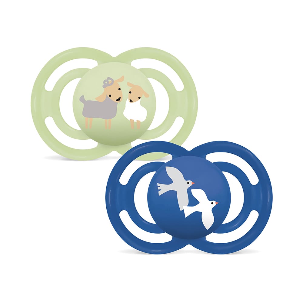 MAM - Pacifier - Perfect 16+ blue - 2 pcs