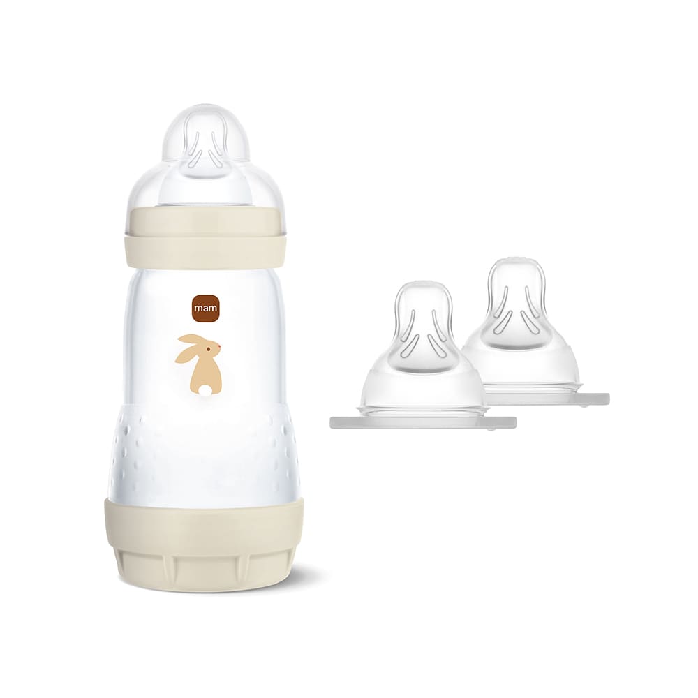 Mam - Easy Start Anti-Colic Babybottle Uni 260 ml + Bottle Teat Size 2