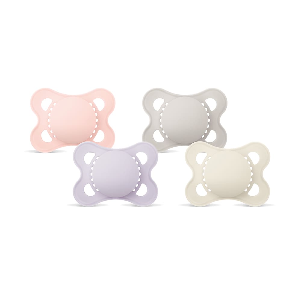 Mam - Pacifier Original Plain - 0-6m - Pink/Beige
