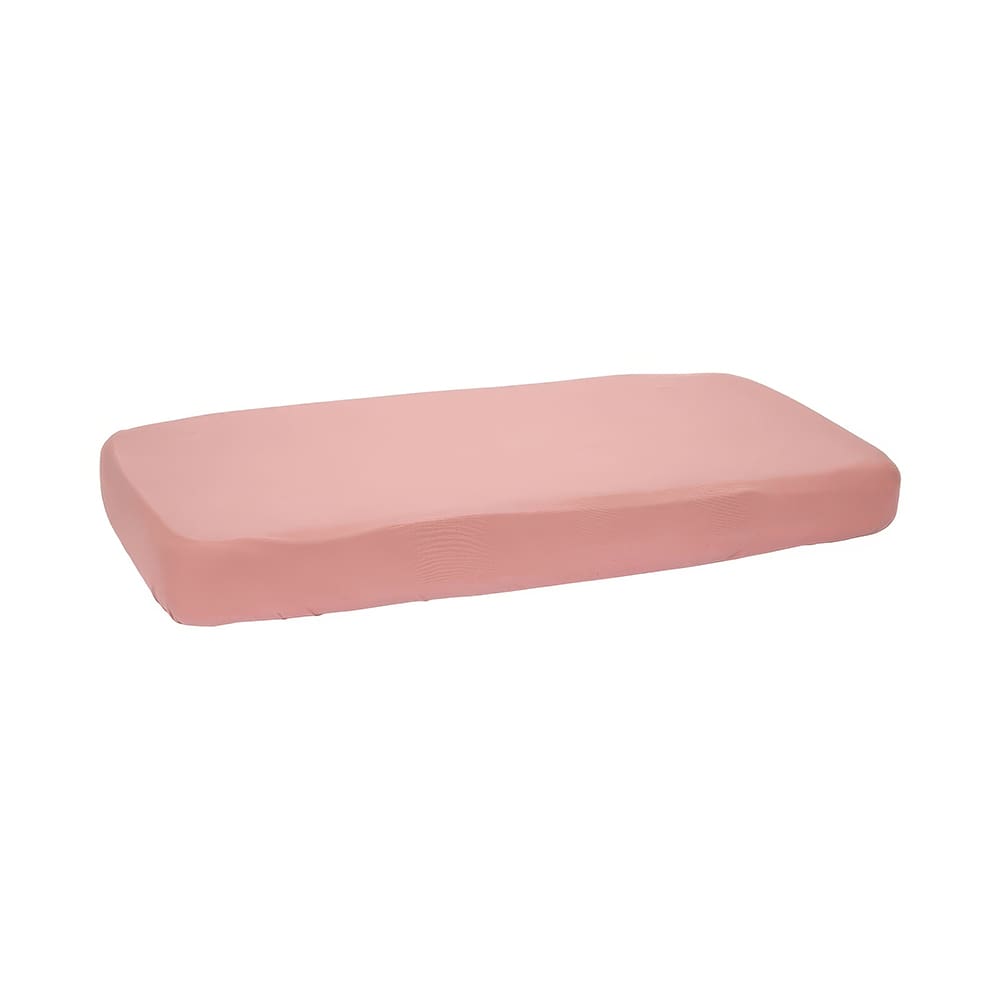 Little Dutch - Fitted Cot Sheet - Pure Pink Blush - 60 x 120 cm