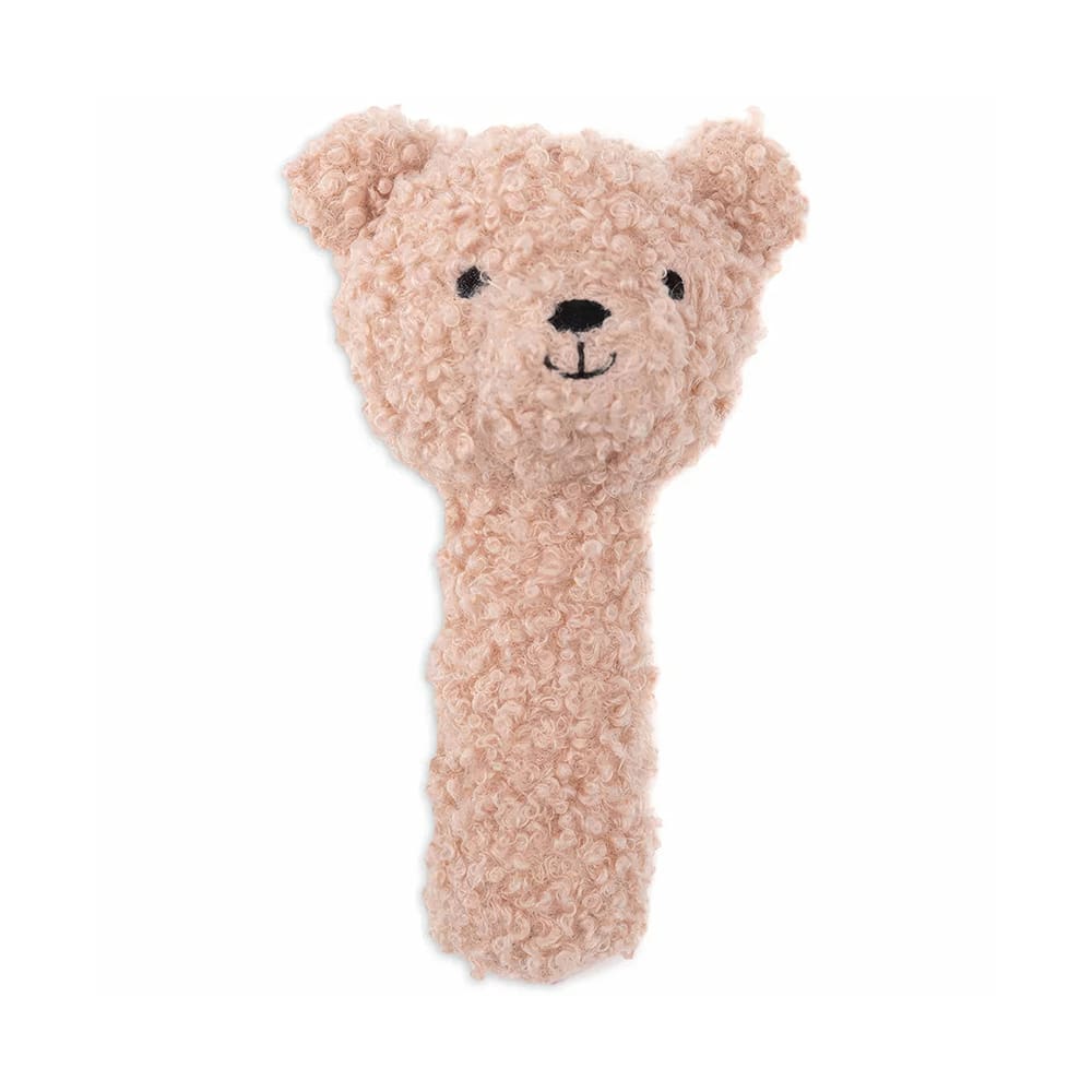 Jollein - Rattle - Teddy Bear - Wild Rose