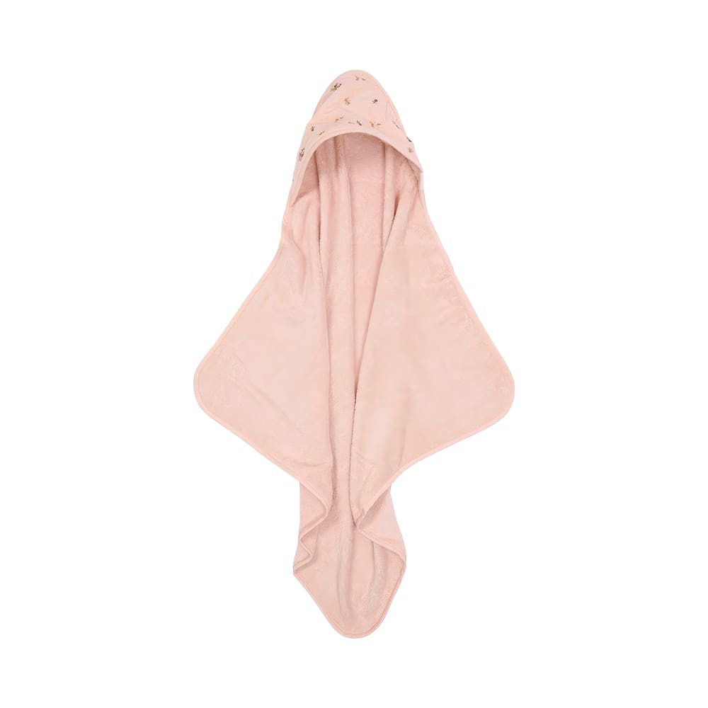 Little Dutch - Embroidered Hooded Towel - Blossom