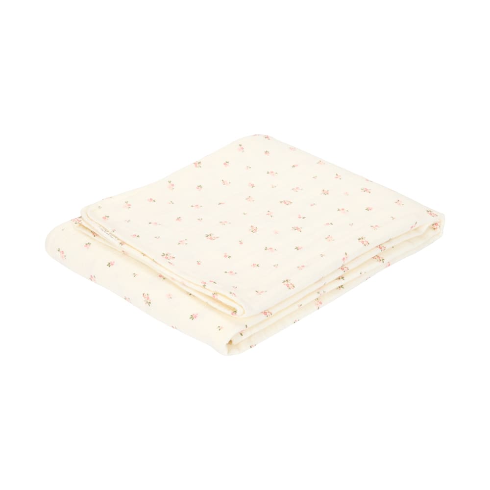 Little Dutch - Muslin Cot Summer Blanket - Fairy Blossom - 110 x 140 cm