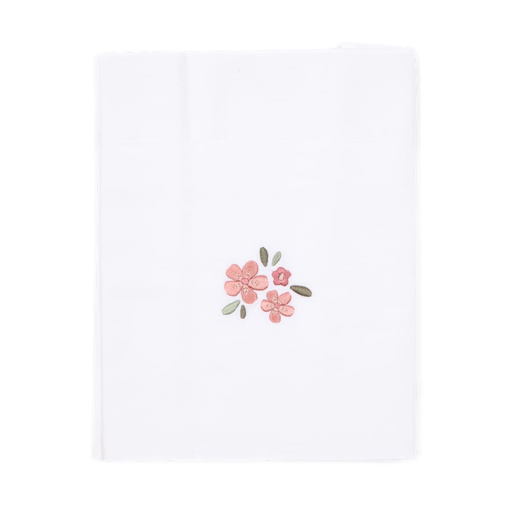 Little Dutch - Besticktes Wiegenlaken - Fairy Flowers - 70 x 100 cm