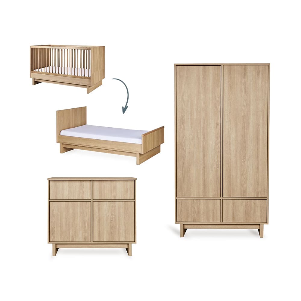 Quax - 3-piece Nursery - Kyo - Honey Ash