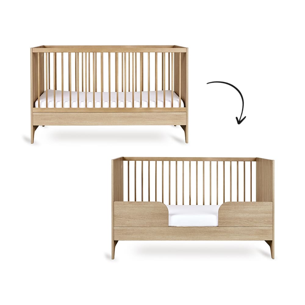 Quax - Tsugi - Convertible Bed 140 x 70 cm - Honey Ash