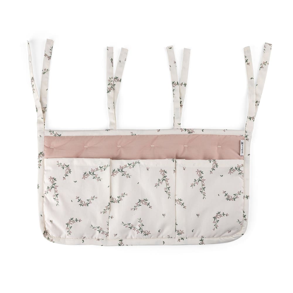 Sebra - 3-Pocket Nursery Organizer - Powder Blossom
