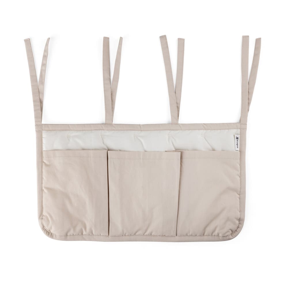 Sebra - 3-Pocket Nursery Organizer - Morning Beige