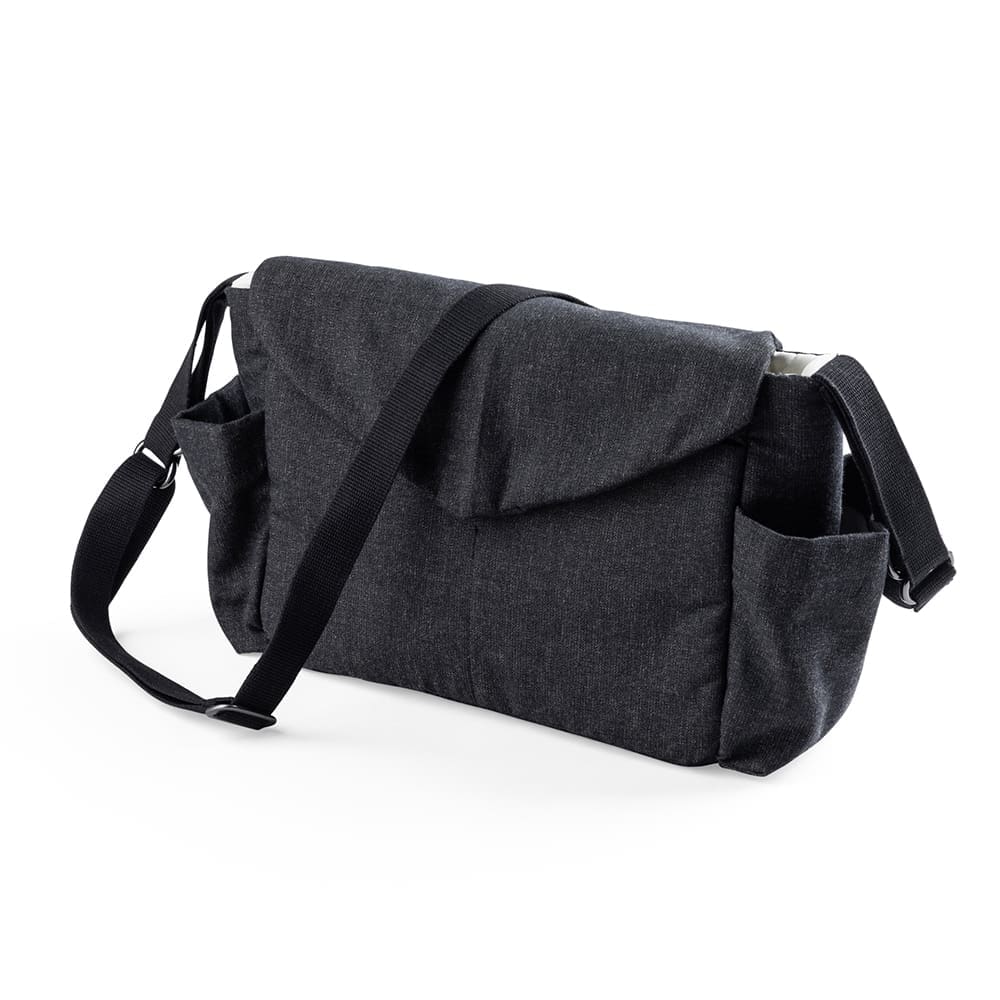 Sebra - On-the-go Mini Diaper Bag - Dark Grey Melange