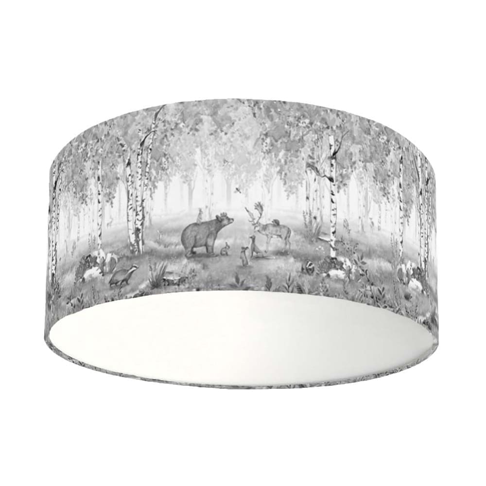 Kikki Belle - Ceiling Lamp - Bear King - Black and White