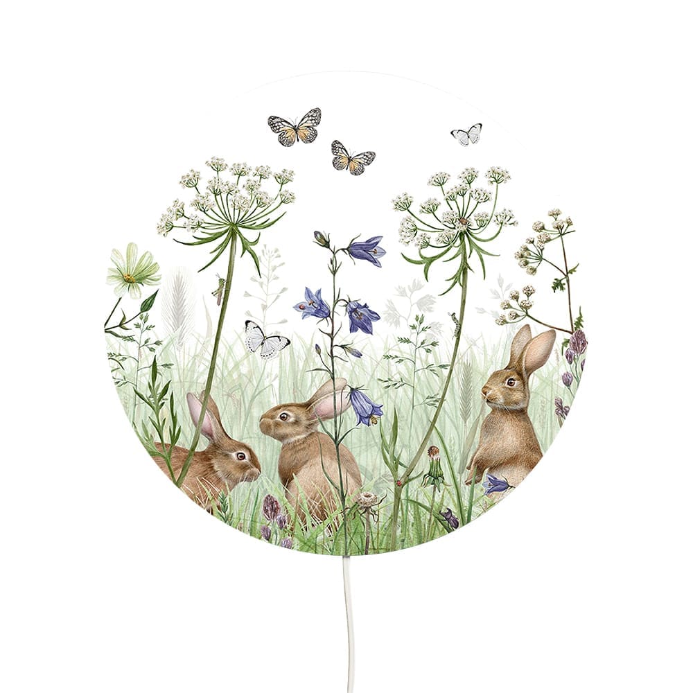 Kikki Belle - Round Wall Lamp - In the Undergrowth