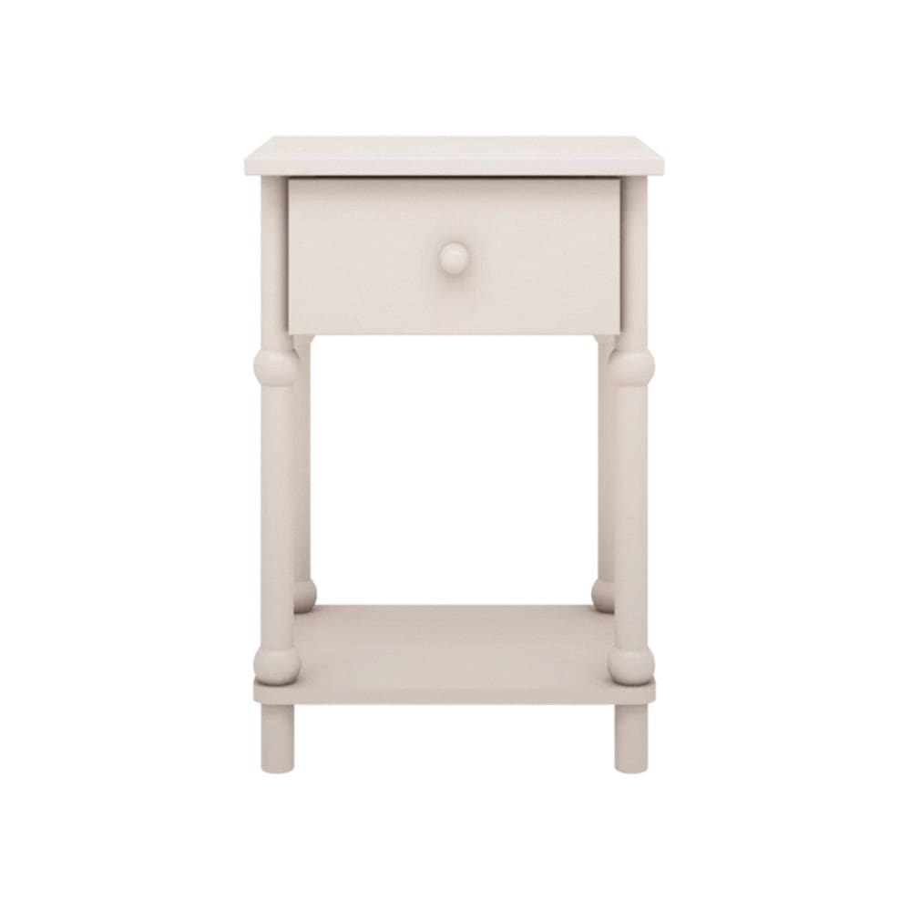 Wood Luck Design - Bedside Table - Babushka - White