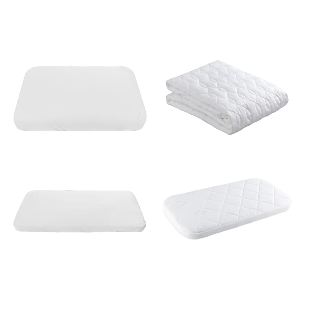Sebra - Baby & Junior Bed - Mattress, Fitted Sheet & Mattress Protection