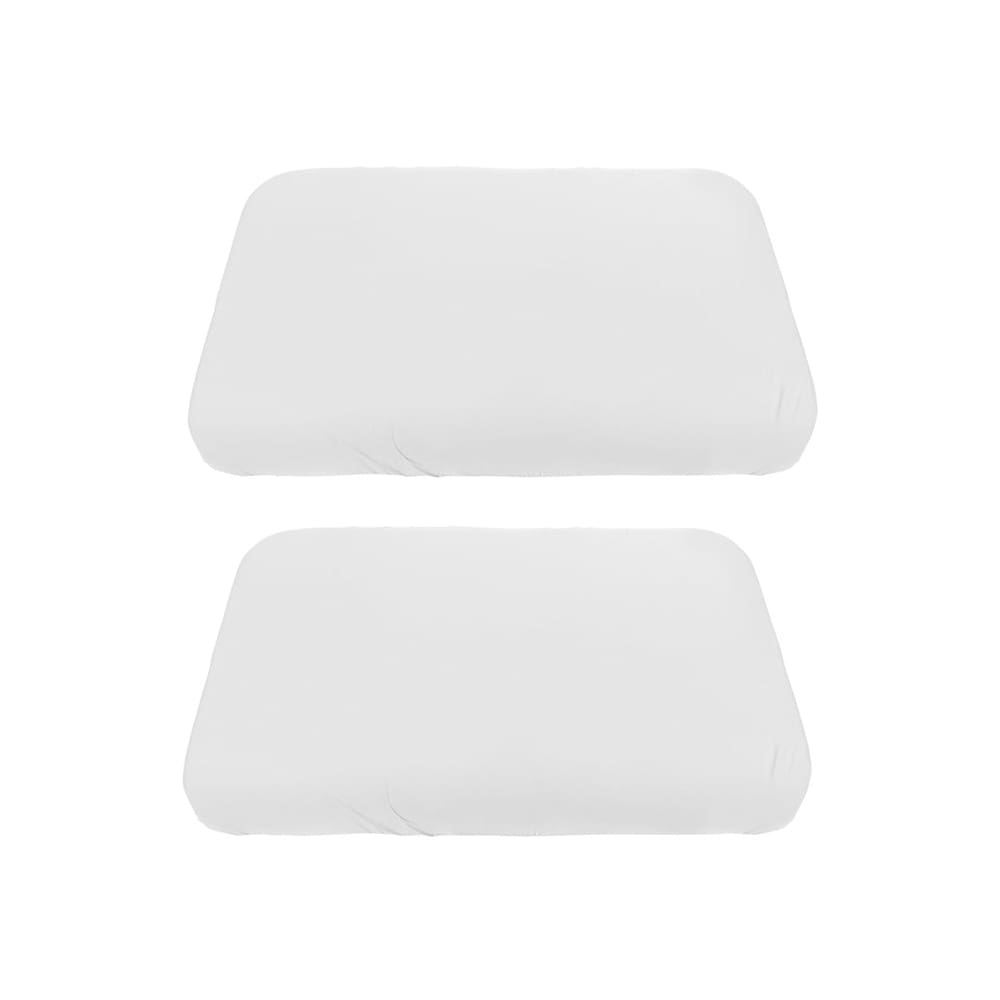 Sebra - Jersey Sheet - 2-Pack Baby 70 × 120 cm - White