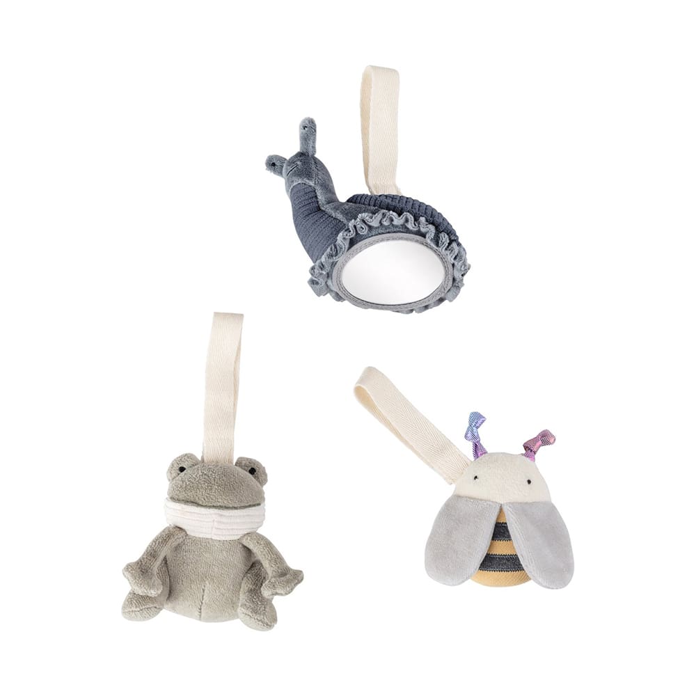 Sebra - Activity Toys - 3-Piece Set - Frog / Bee / Snail
