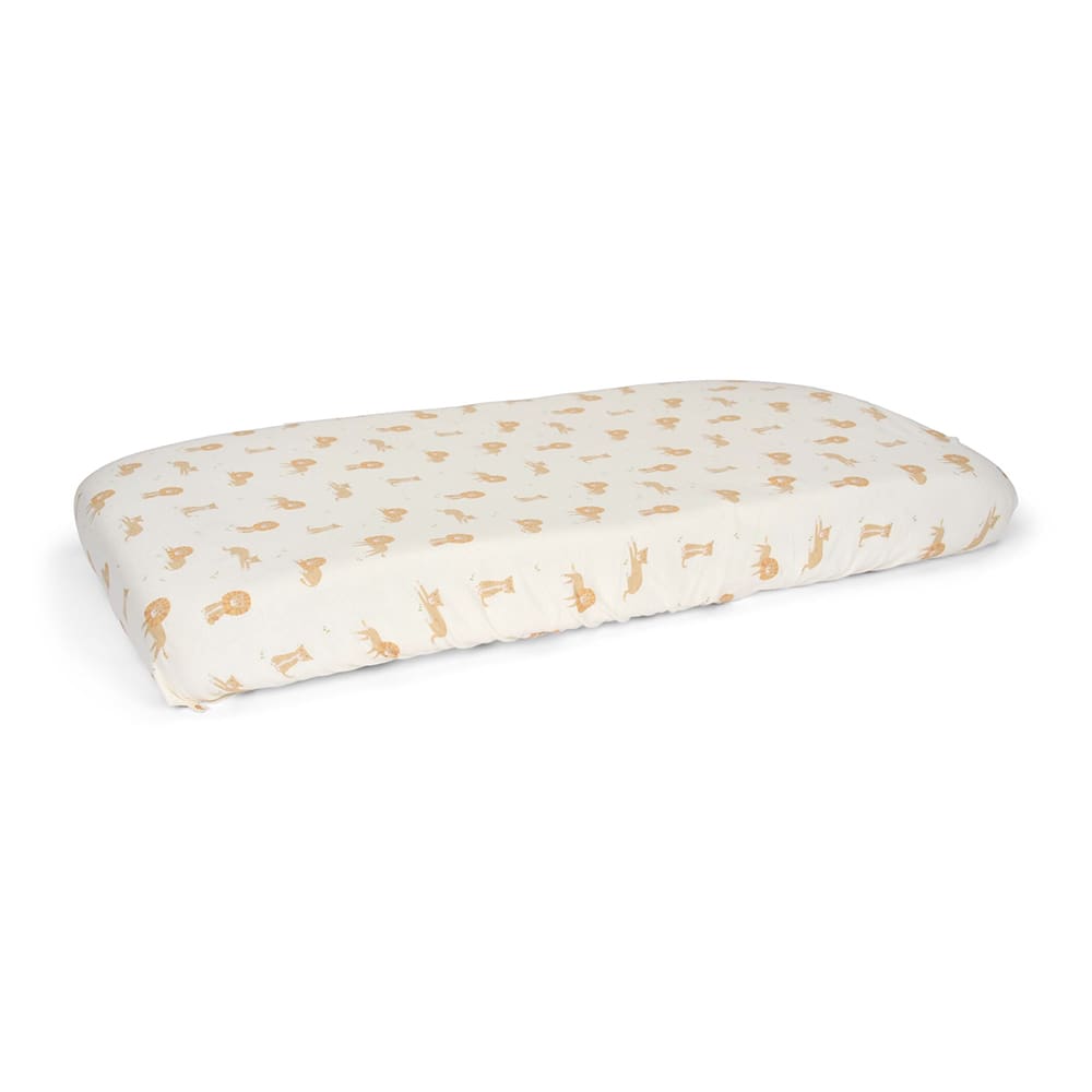 Little Dutch - Jersey Cot Fitted Sheet - Safari Leo - 60 x 120 cm