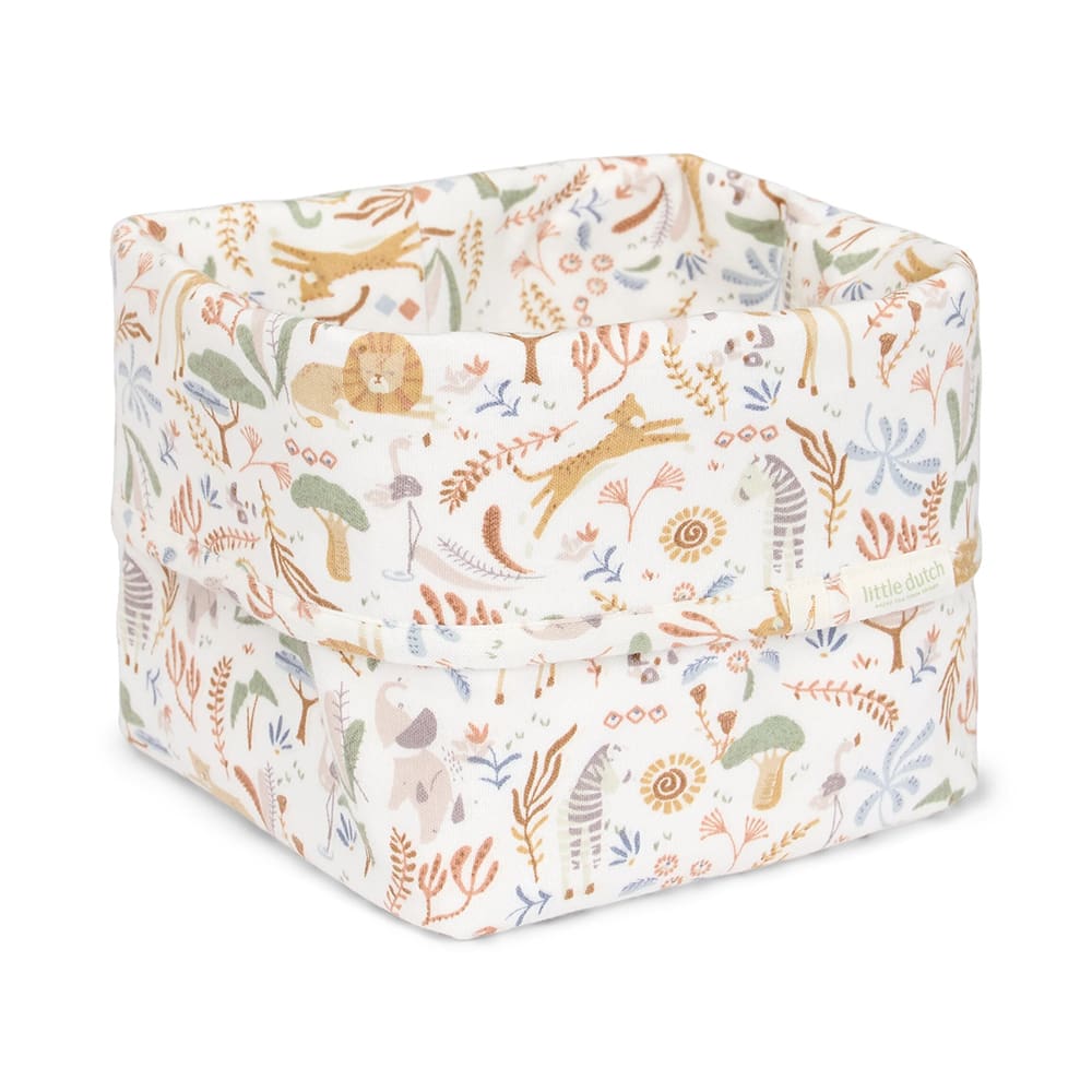 Little Dutch - Small Changing Basket - Safari Wonders