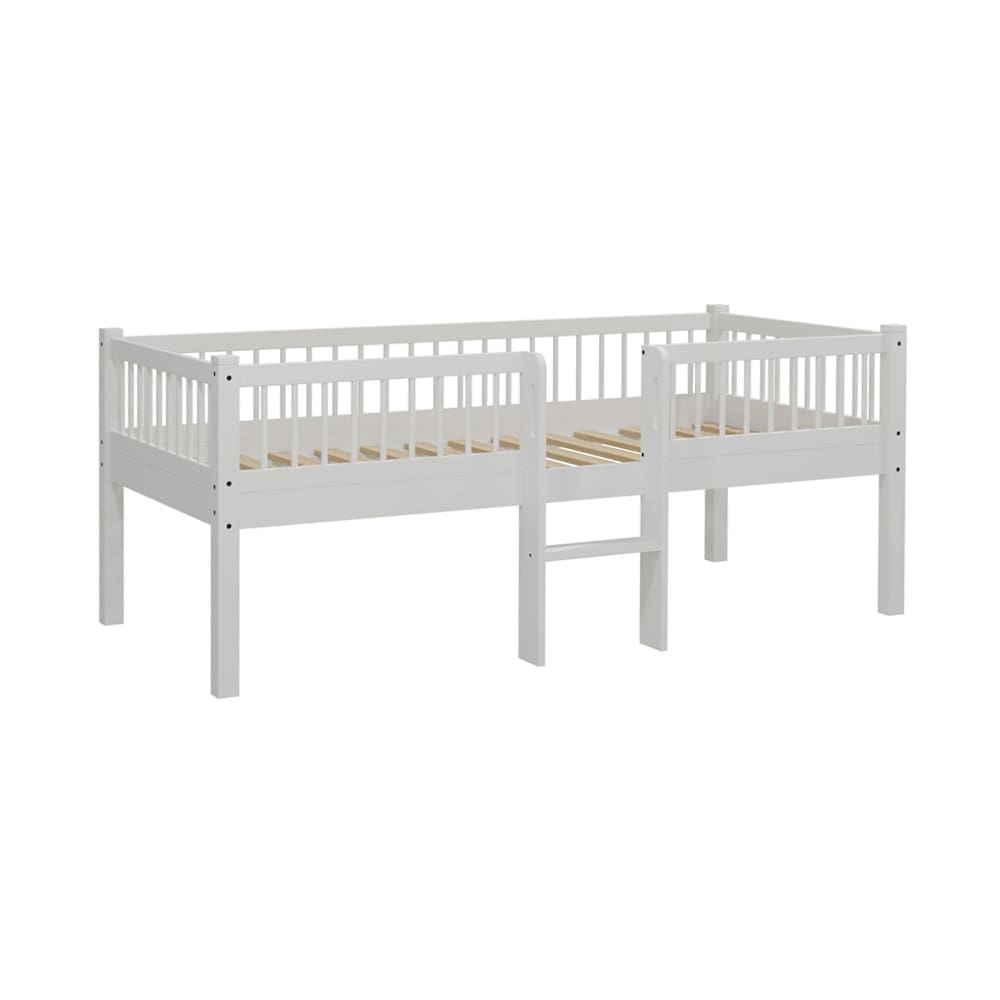 Vipack - Forrest - Low Mid Sleeper With Ladder - White Beech - 90 x 200 cm