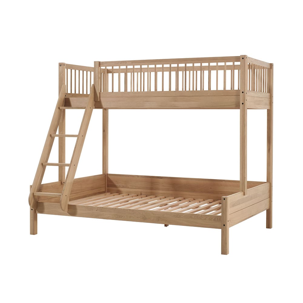 Vipack - Forrest - Family Bunk Bed - Oak - 140 x 200 cm,90 x 200 cm