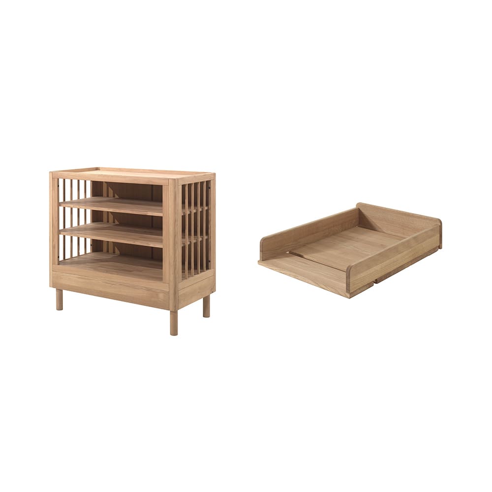 Jaxx - Forrest - 2-Piece Changing Set - Changing Table - Oak
