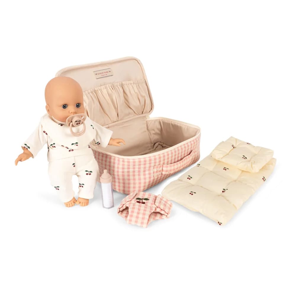 Konges Sløjd - Babypop Verzorgingskoffer - Pink Check