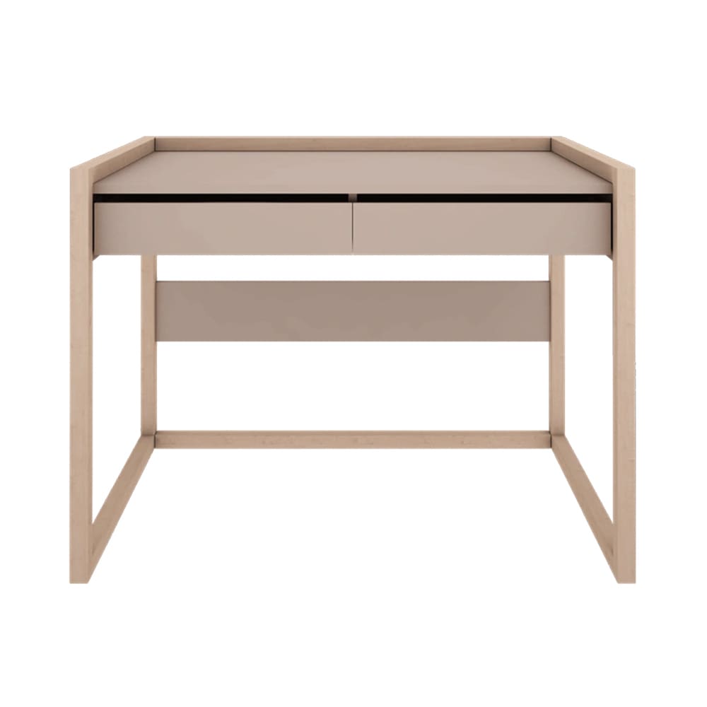 Wood Luck Design - Desk with Drawers - Basic - Truffle