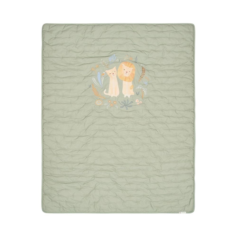 Little Dutch - Fleece Cradle Blanket - Safari Wonders - 70 x 100 cm