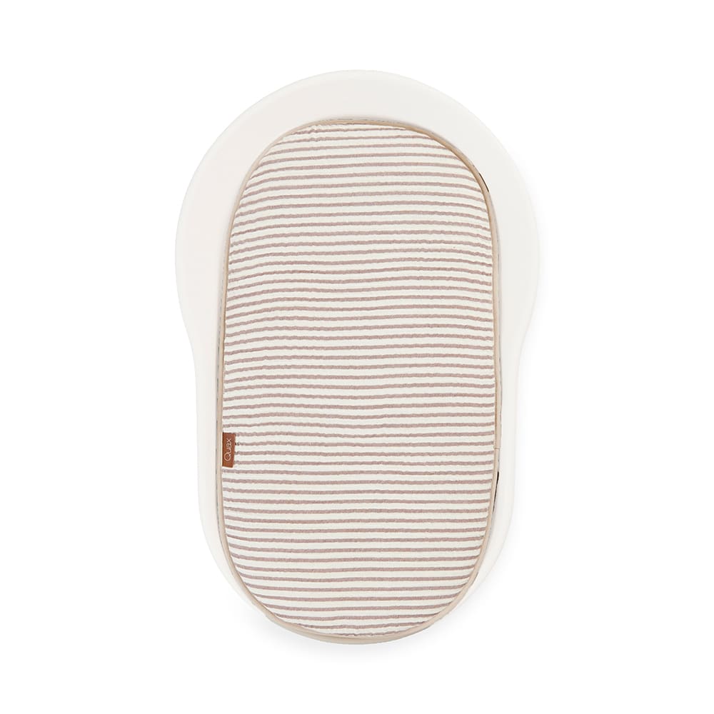 Quax - Mamee Inlegkussen - Stripes Mocha