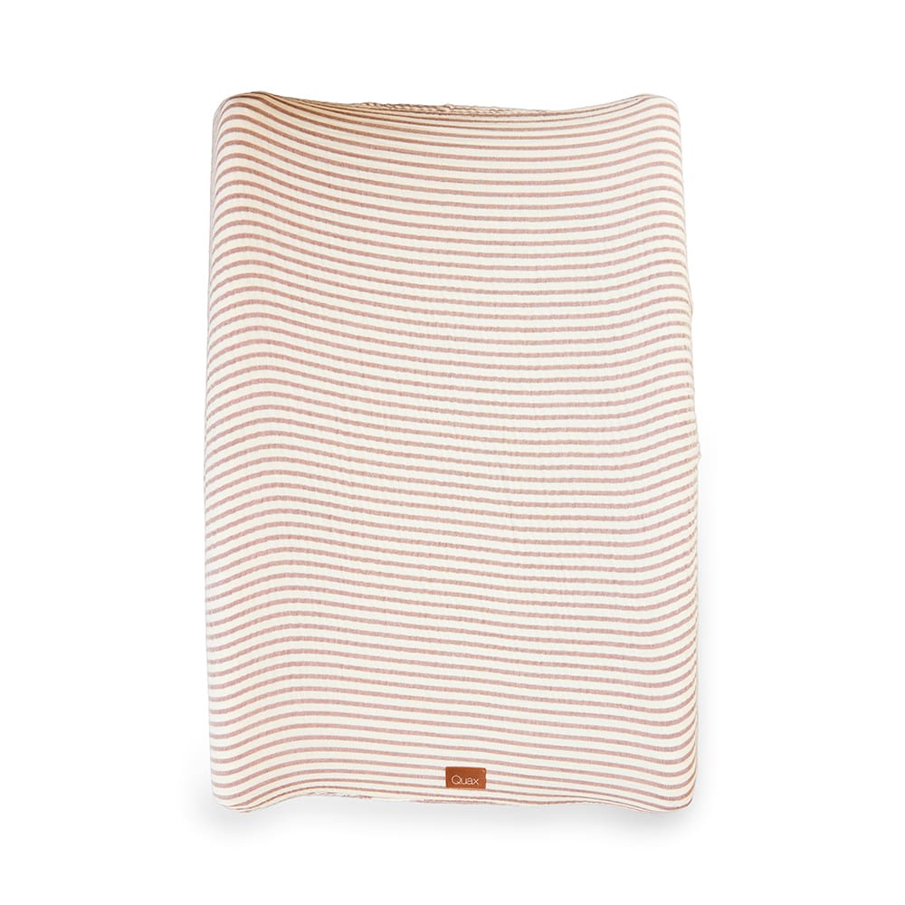 Quax - Aankleedkussenhoes - Stripes Mocha