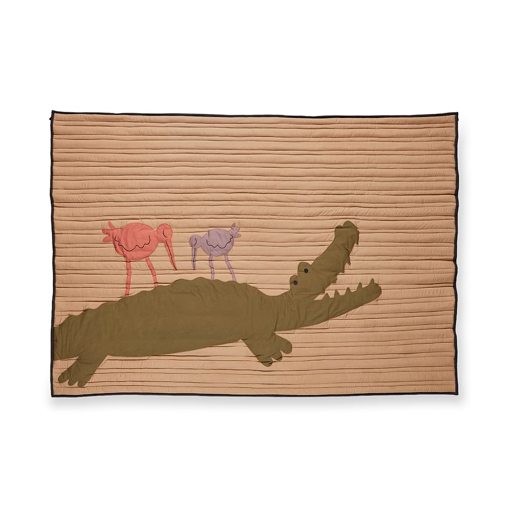 Quax - Gewatteerde Plaid - Croco - 120 x 170 cm