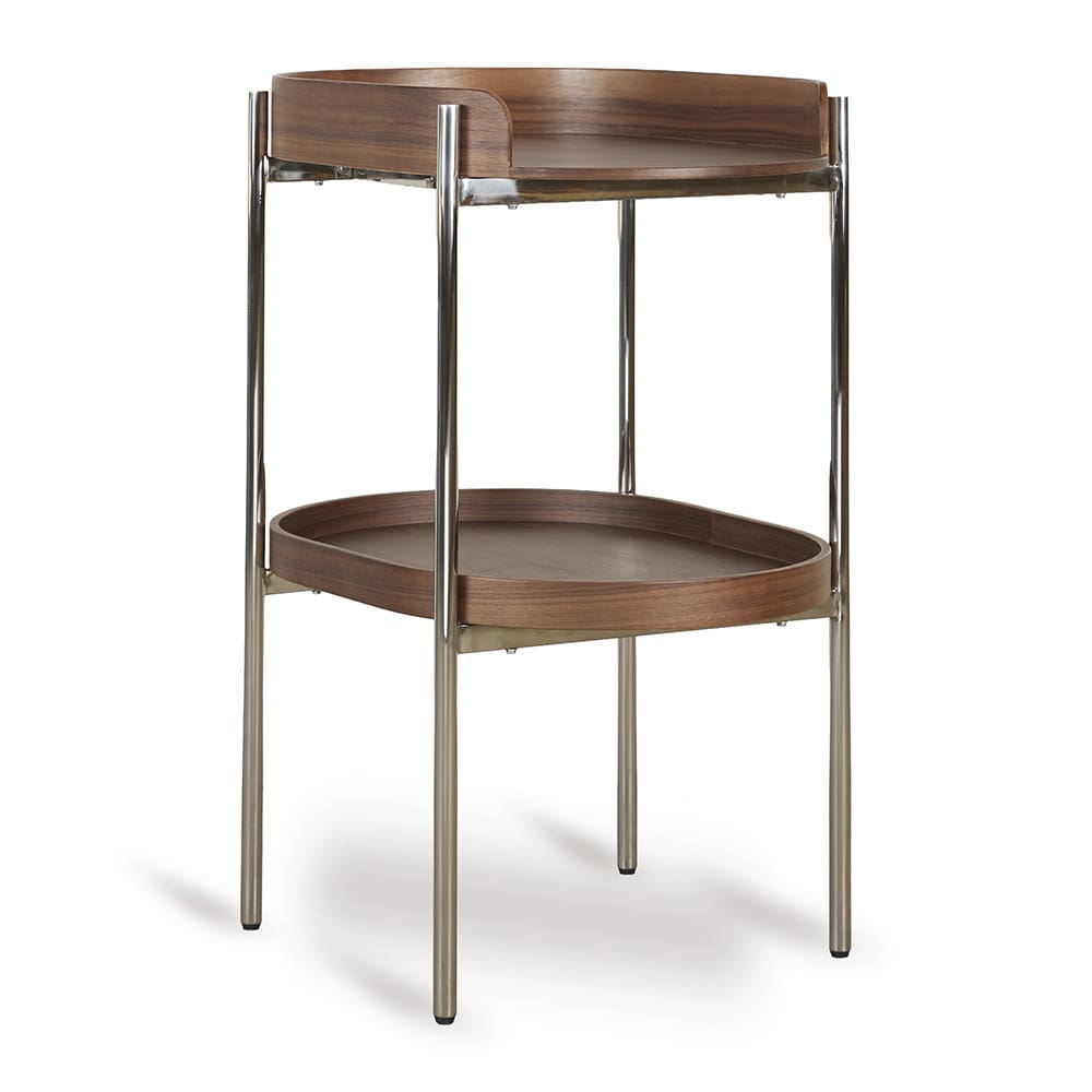 Quax - Egg Changing Table - Walnut/Chrome