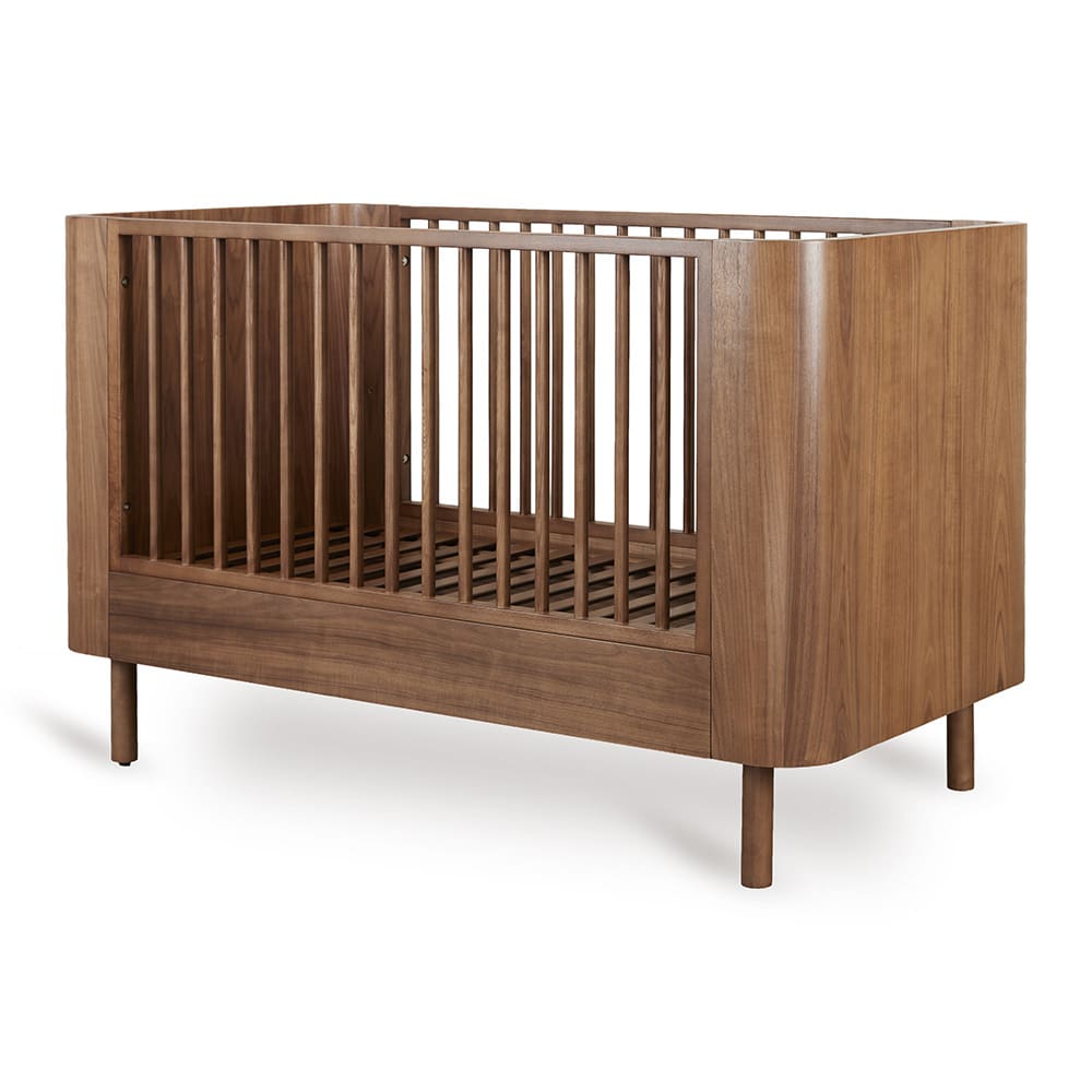 Quax - Yume Baby Cot - Walnut - 70 x 140 cm