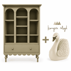 Wood Luck Design - Bookshelf - Babushka - Olive